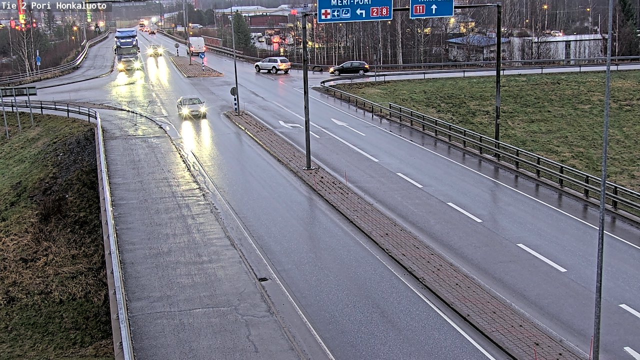 Weather Camera Image Road 2 Pori, Honkaluoto, Pori, Satakunta