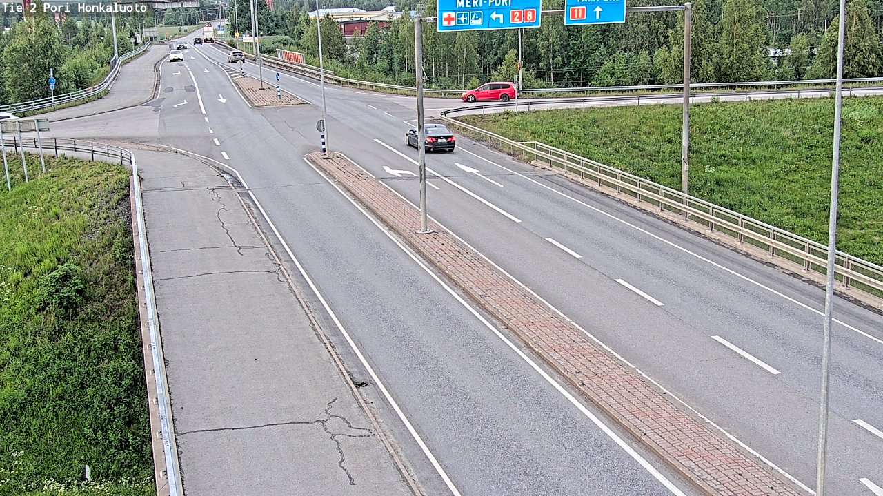 Kelikamerat Kuva Tie 2 Pori, Honkaluoto, Pori, Satakunta
