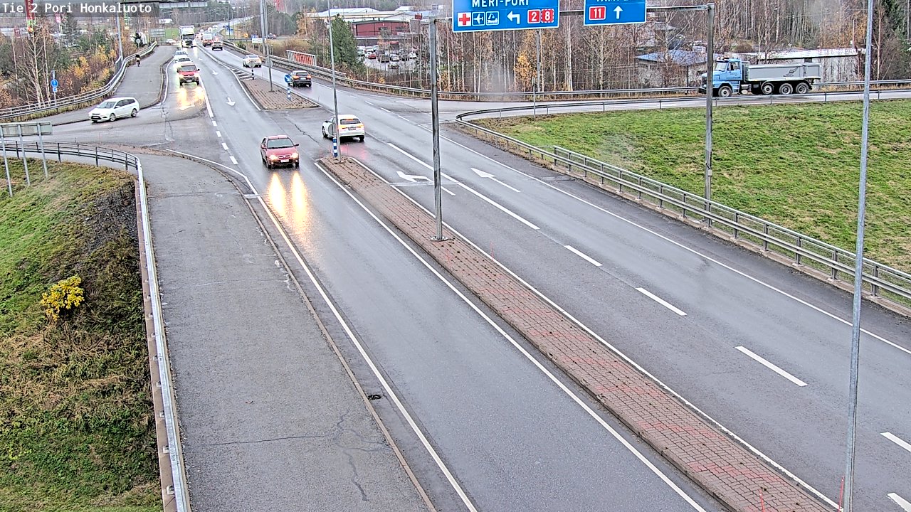 Kelikamerat Kuva Tie 2 Pori, Honkaluoto, Pori, Satakunta