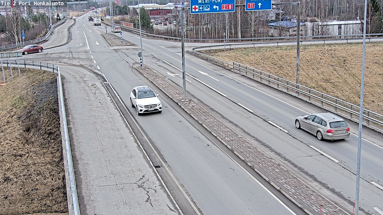 Kelikamerat Kuva Tie 2 Pori, Honkaluoto, Pori, Satakunta