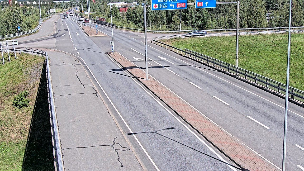 Kelikamerat Kuva Tie 2 Pori, Honkaluoto, Pori, Satakunta