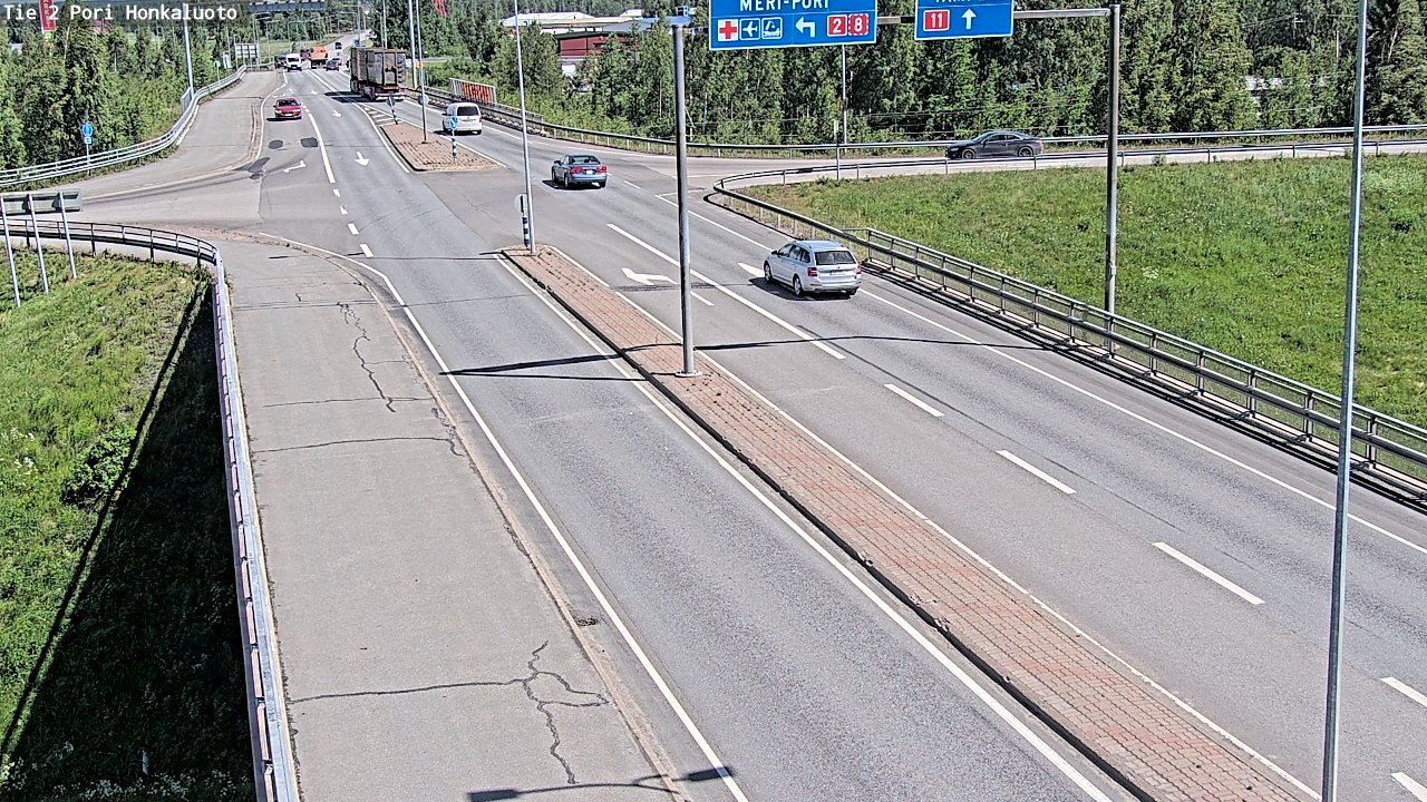 Weather Camera Image Road 2 Pori, Honkaluoto, Pori, Satakunta