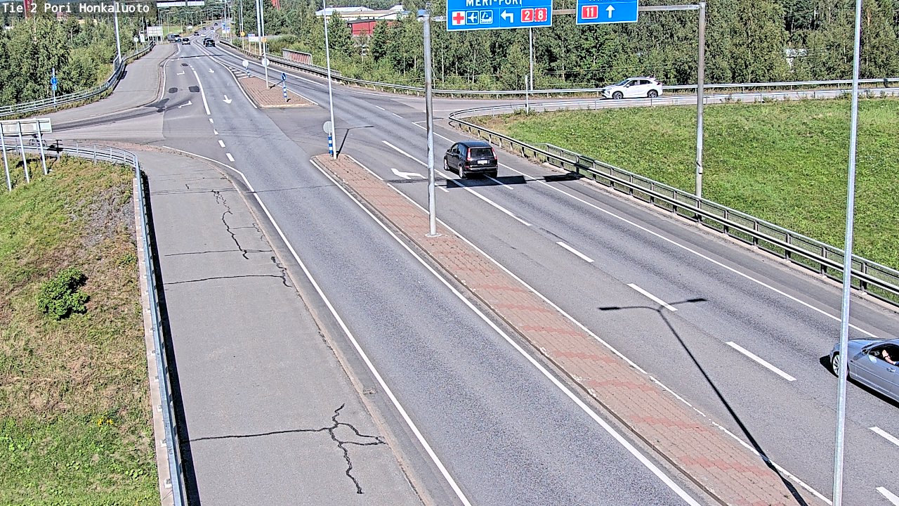 Kelikamerat Kuva Tie 2 Pori, Honkaluoto, Pori, Satakunta