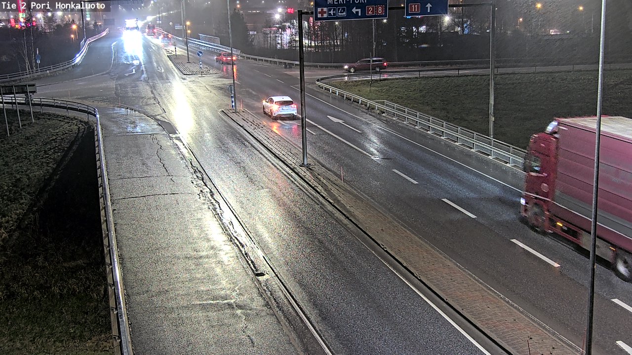 Weather Camera Image Väg 2 Björneborg, Honkaluoto, Pori, Satakunta