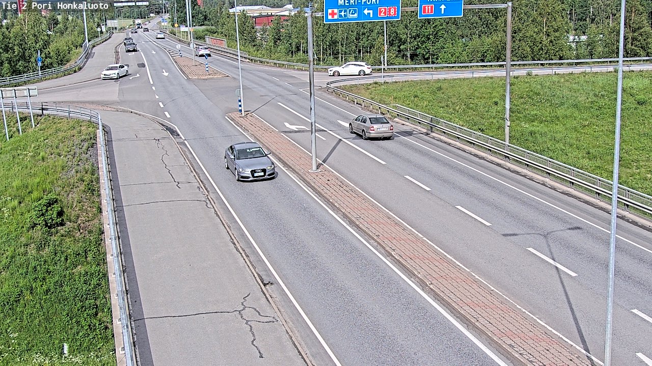 Kelikamerat Kuva Tie 2 Pori, Honkaluoto, Pori, Satakunta