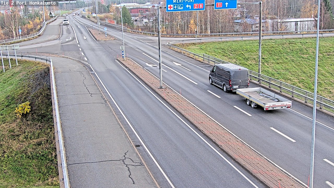 Kelikamerat Kuva Tie 2 Pori, Honkaluoto, Pori, Satakunta