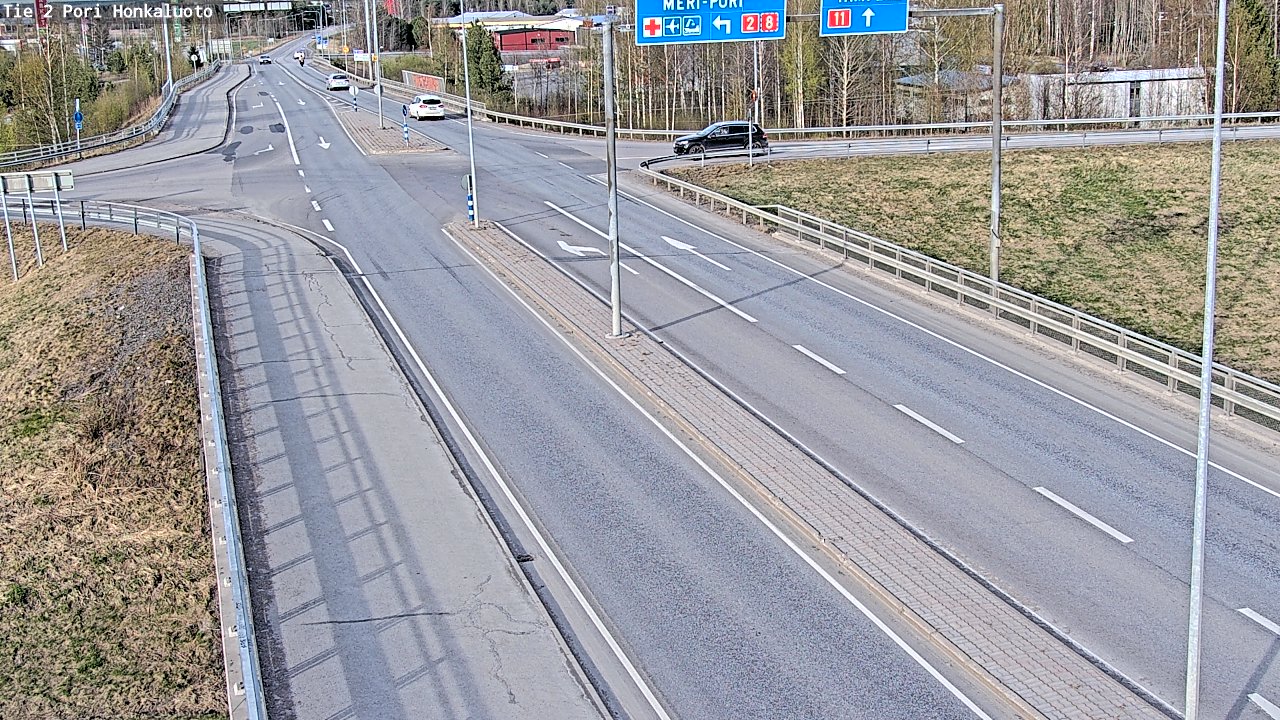 Kelikamerat Kuva Tie 2 Pori, Honkaluoto, Pori, Satakunta