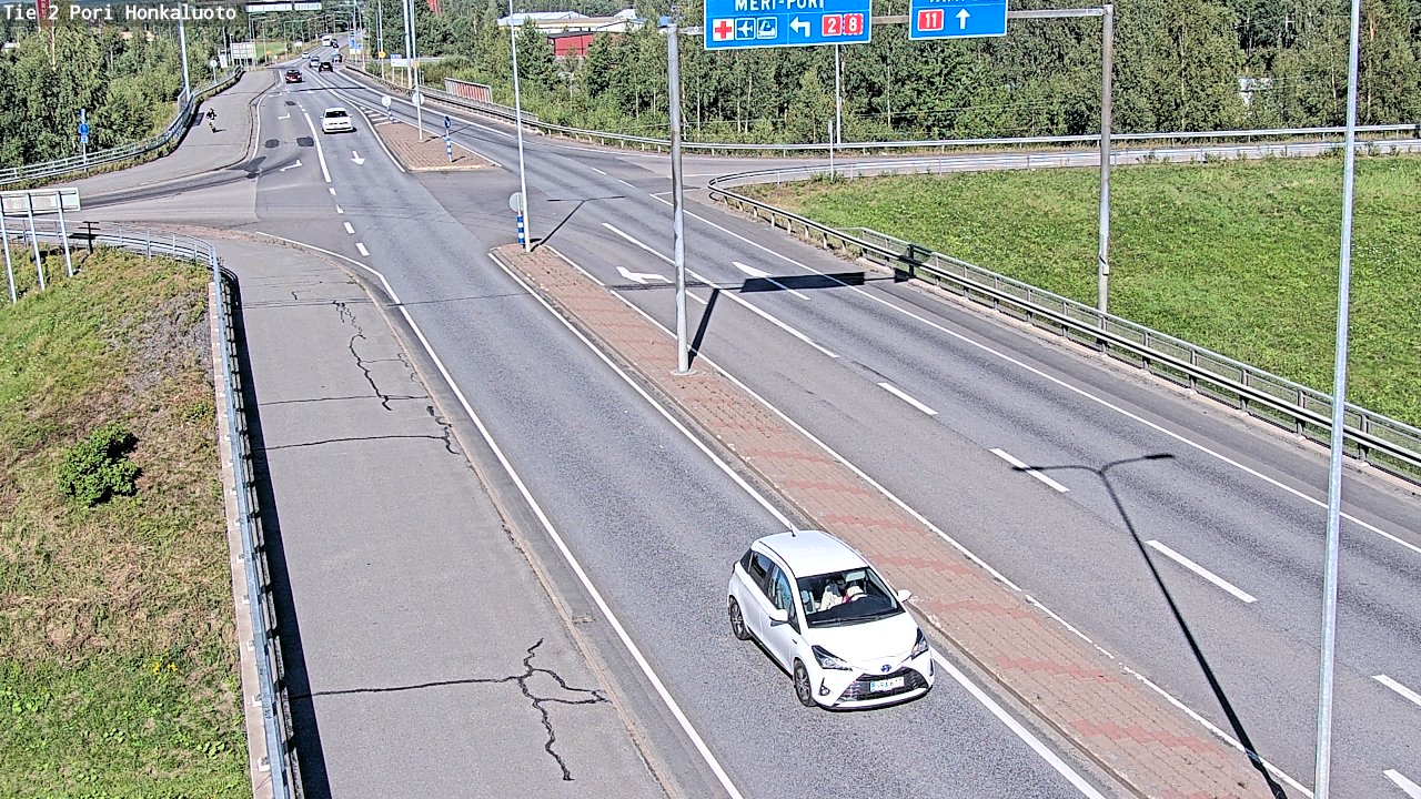 Kelikamerat Kuva Tie 2 Pori, Honkaluoto, Pori, Satakunta