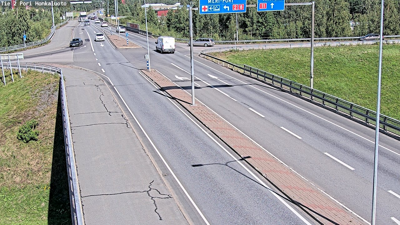 Kelikamerat Kuva Tie 2 Pori, Honkaluoto, Pori, Satakunta