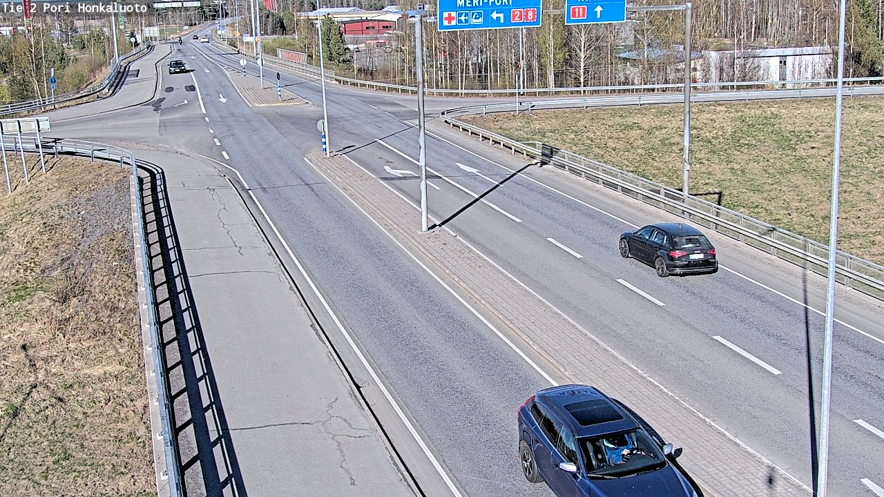 Kelikamerat Kuva Tie 2 Pori, Honkaluoto, Pori, Satakunta