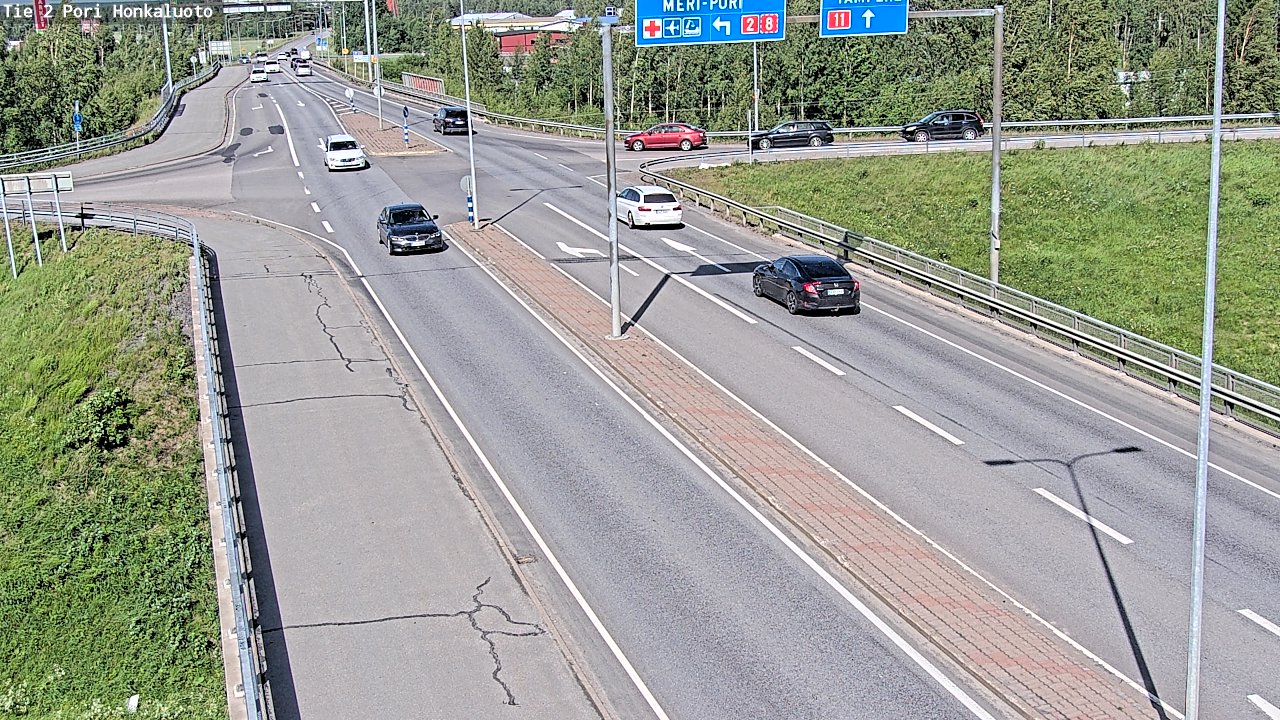Weather Camera Image Road 2 Pori, Honkaluoto, Pori, Satakunta