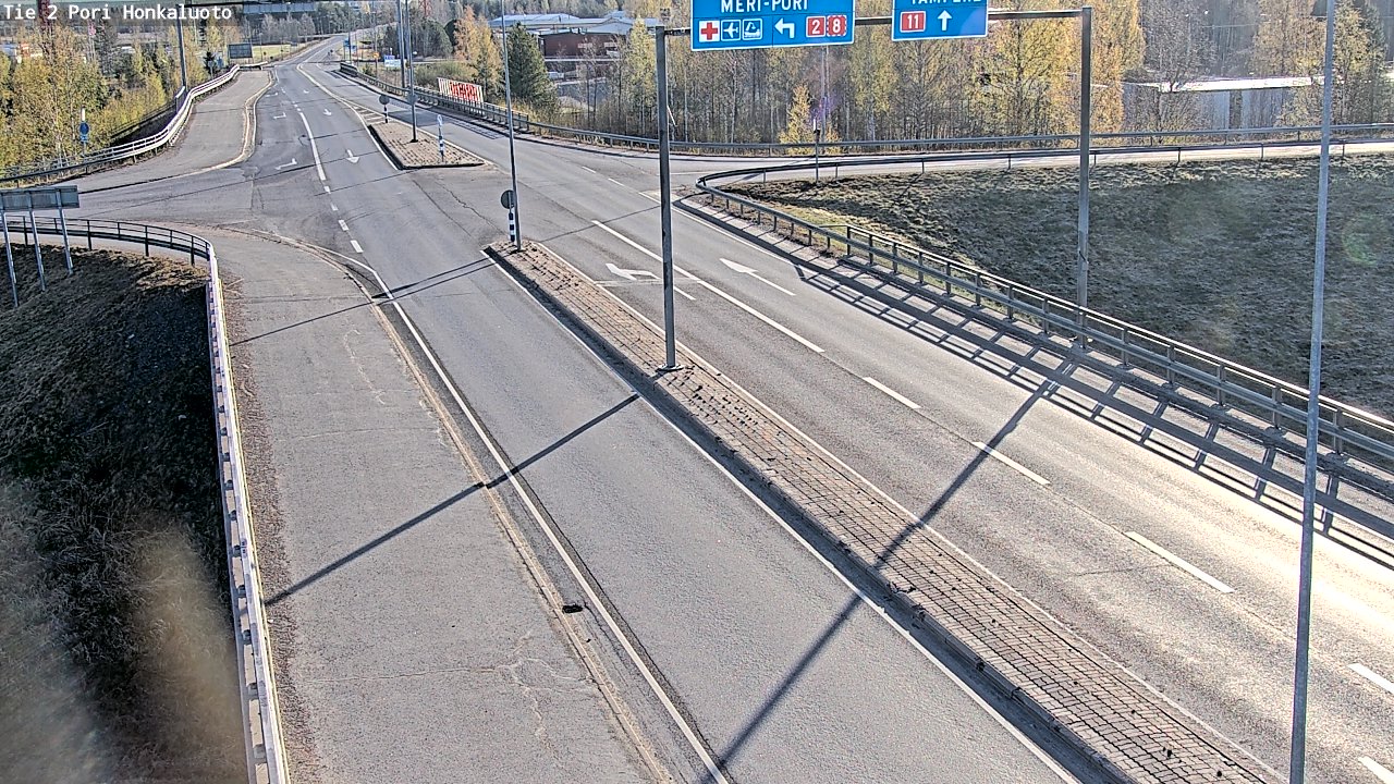 Kelikamerat Kuva Tie 2 Pori, Honkaluoto, Pori, Satakunta