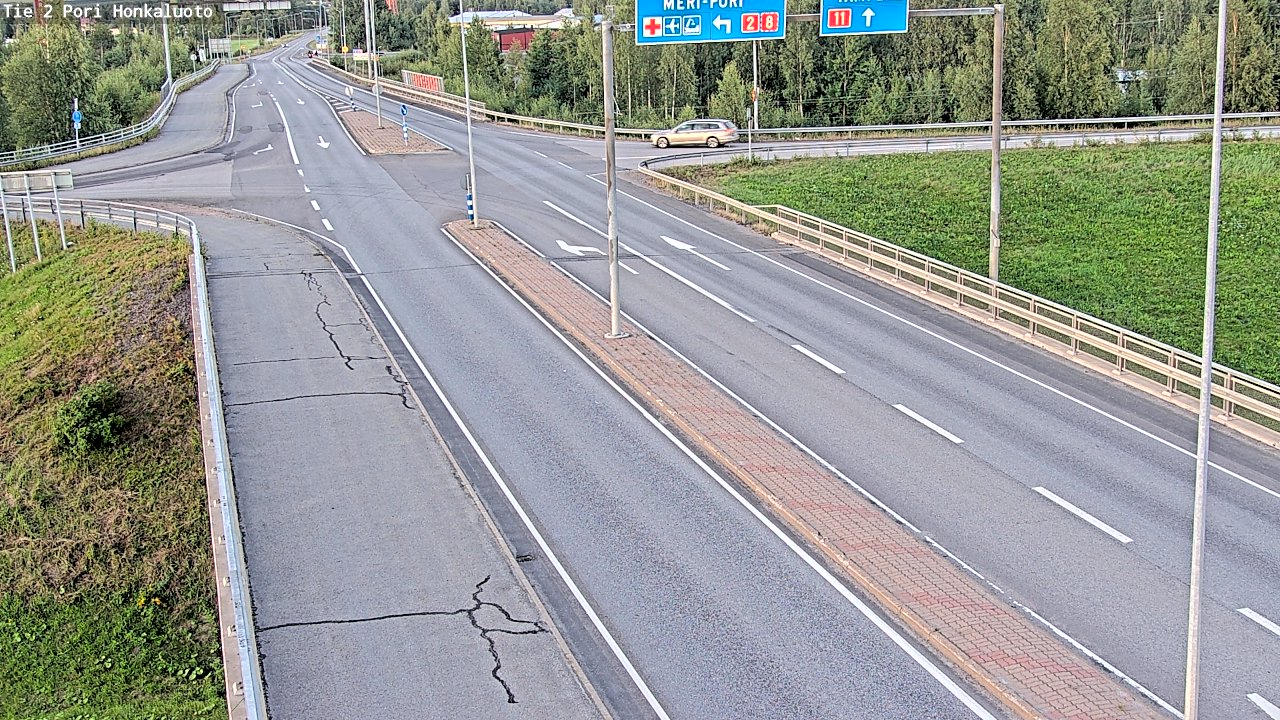 Kelikamerat Kuva Tie 2 Pori, Honkaluoto, Pori, Satakunta