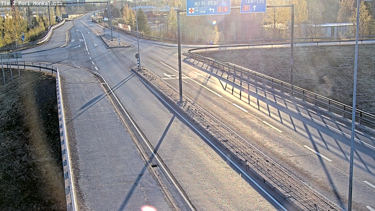 Kelikamerat Kuva Tie 2 Pori, Honkaluoto, Pori, Satakunta