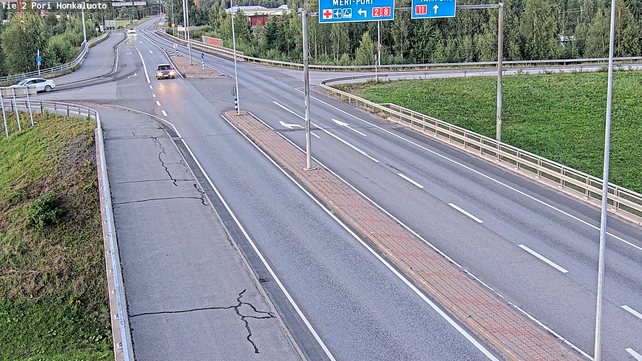 Kelikamerat Kuva Tie 2 Pori, Honkaluoto, Pori, Satakunta