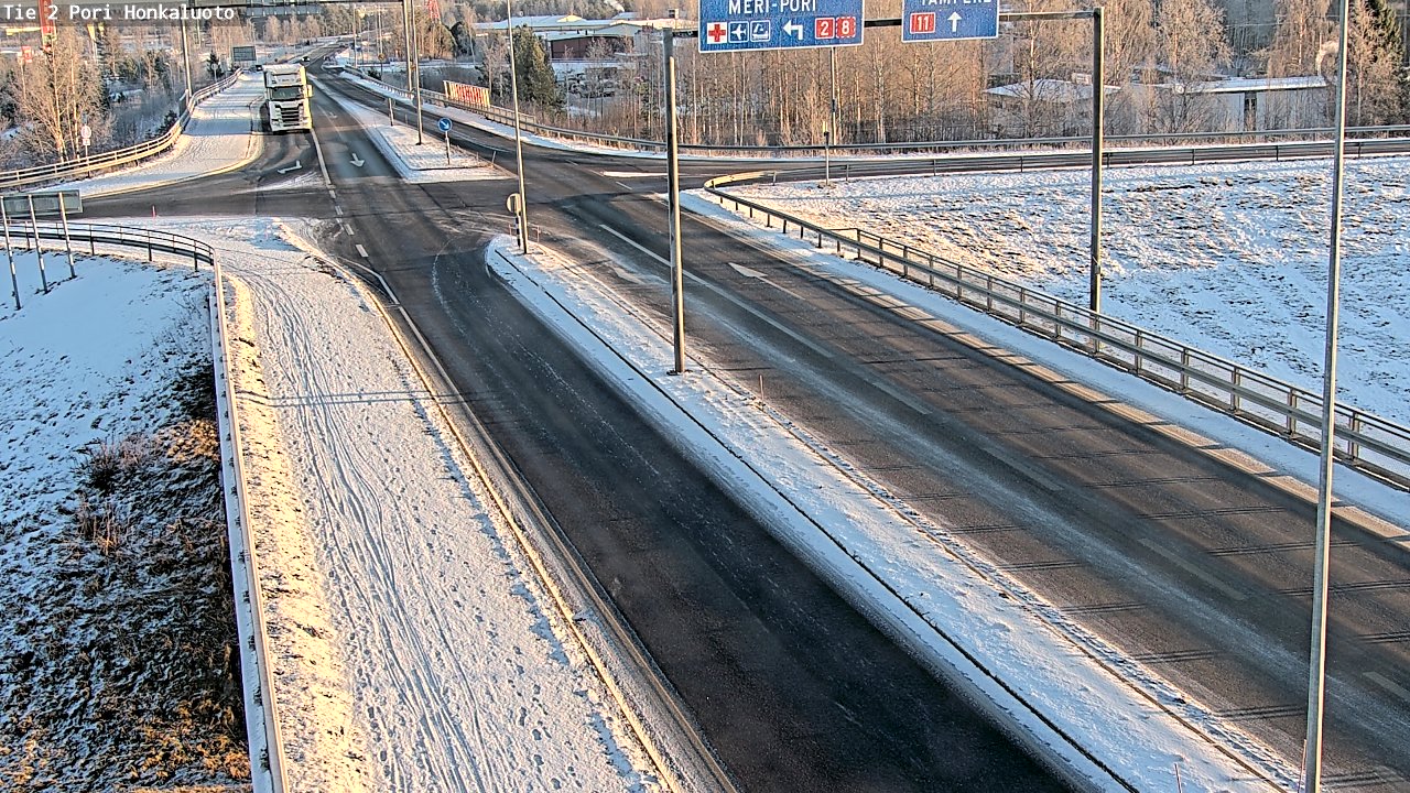 Weather Camera Image Road 2 Pori, Honkaluoto, Pori, Satakunta
