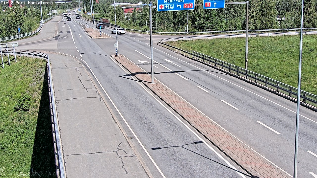Weather Camera Image Road 2 Pori, Honkaluoto, Pori, Satakunta
