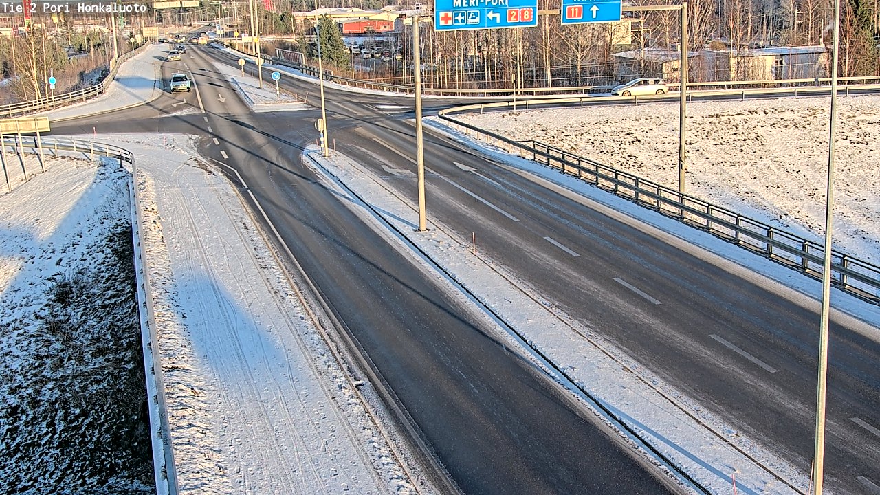 Weather Camera Image Road 2 Pori, Honkaluoto, Pori, Satakunta