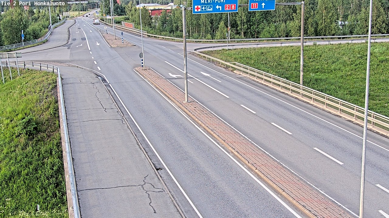 Kelikamerat Kuva Tie 2 Pori, Honkaluoto, Pori, Satakunta