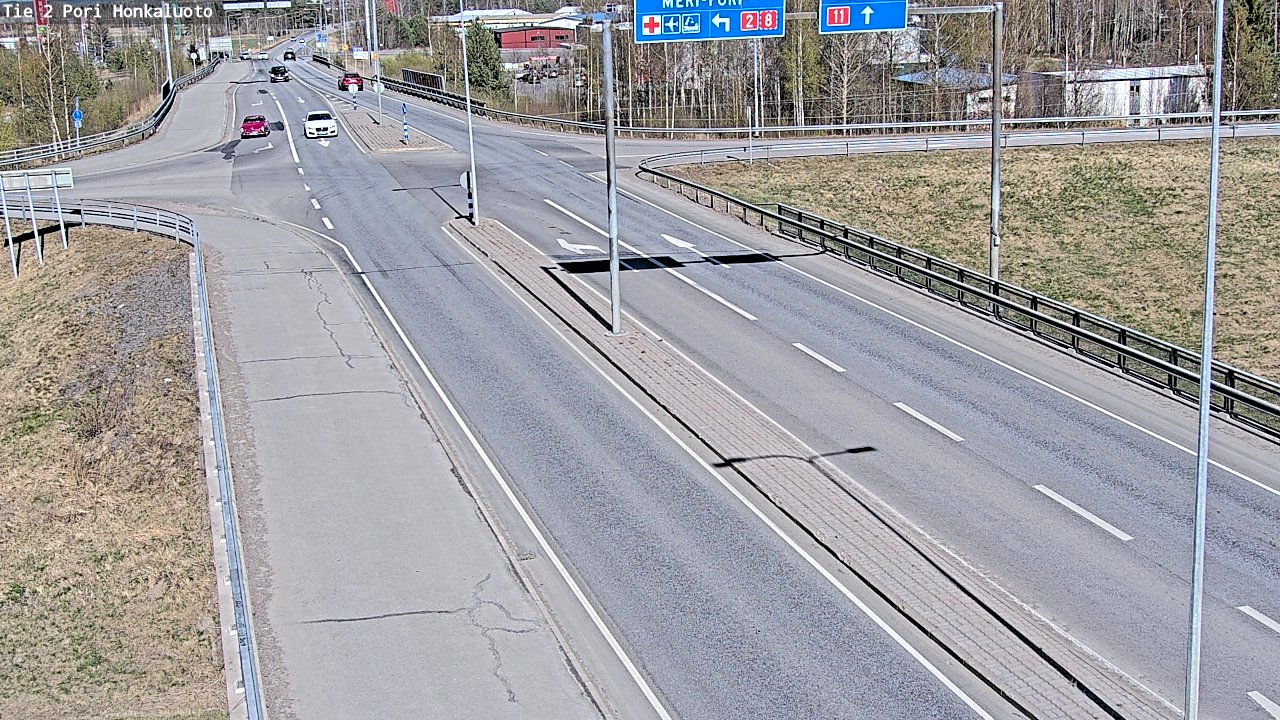 Kelikamerat Kuva Tie 2 Pori, Honkaluoto, Pori, Satakunta