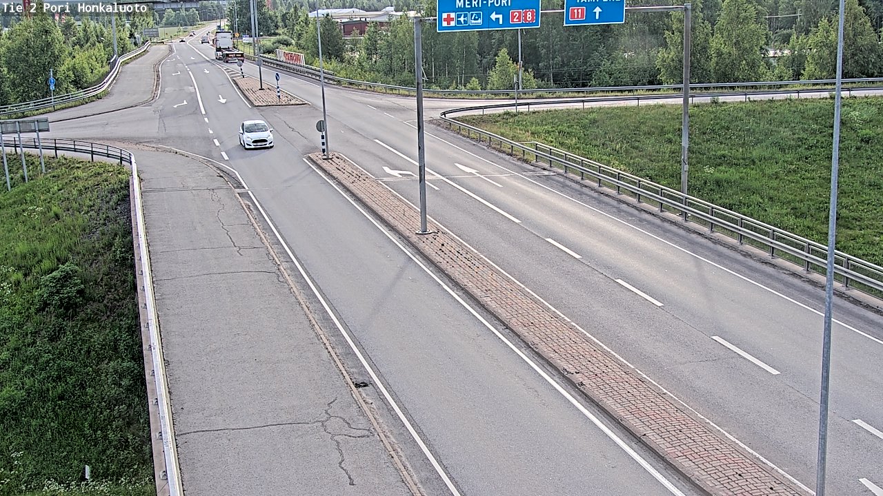 Kelikamerat Kuva Tie 2 Pori, Honkaluoto, Pori, Satakunta