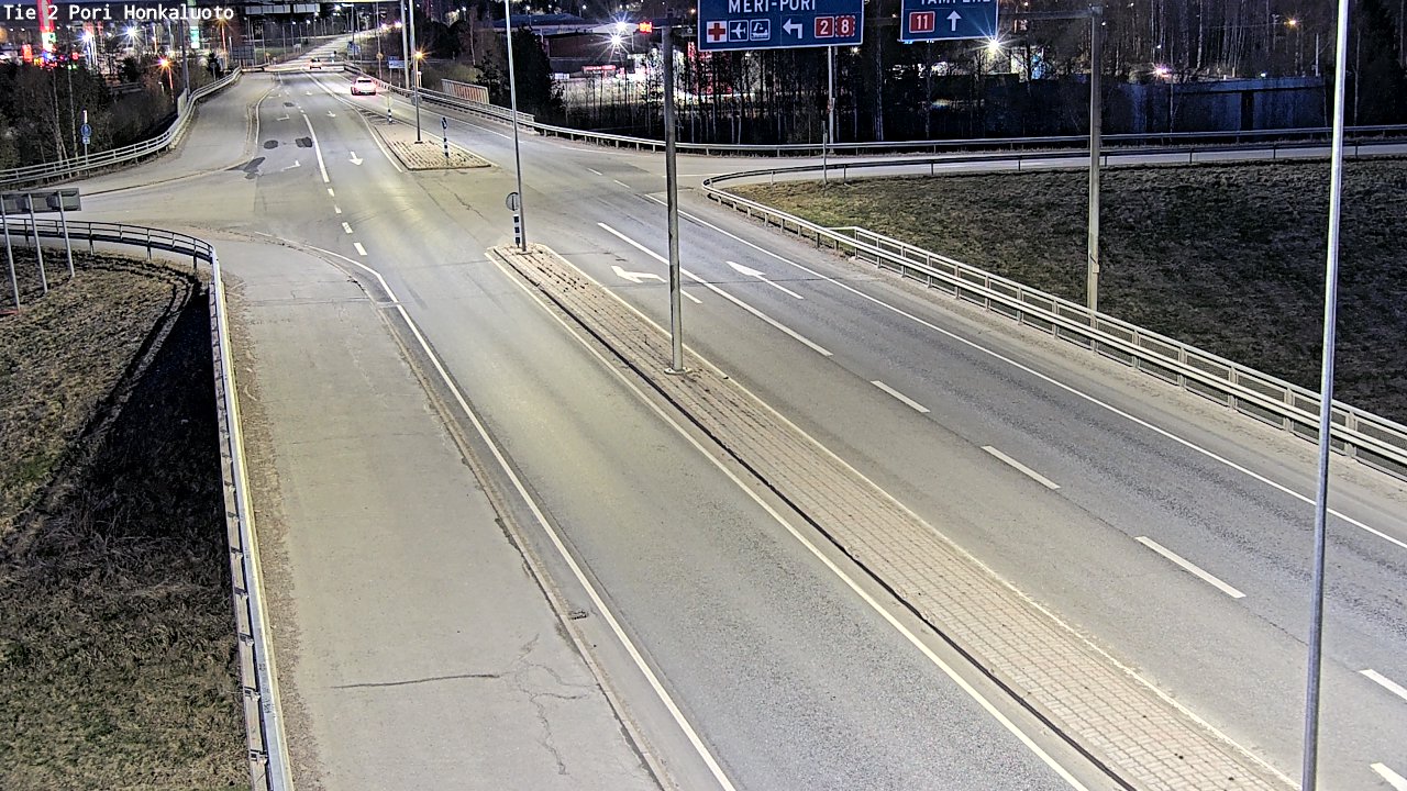Weather Camera Image Road 2 Pori, Honkaluoto, Pori, Satakunta