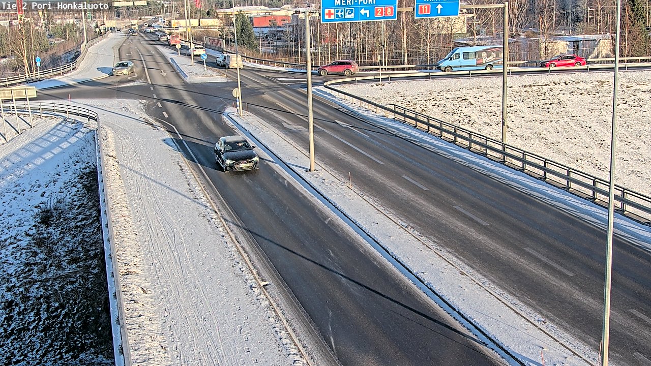 Weather Camera Image Road 2 Pori, Honkaluoto, Pori, Satakunta