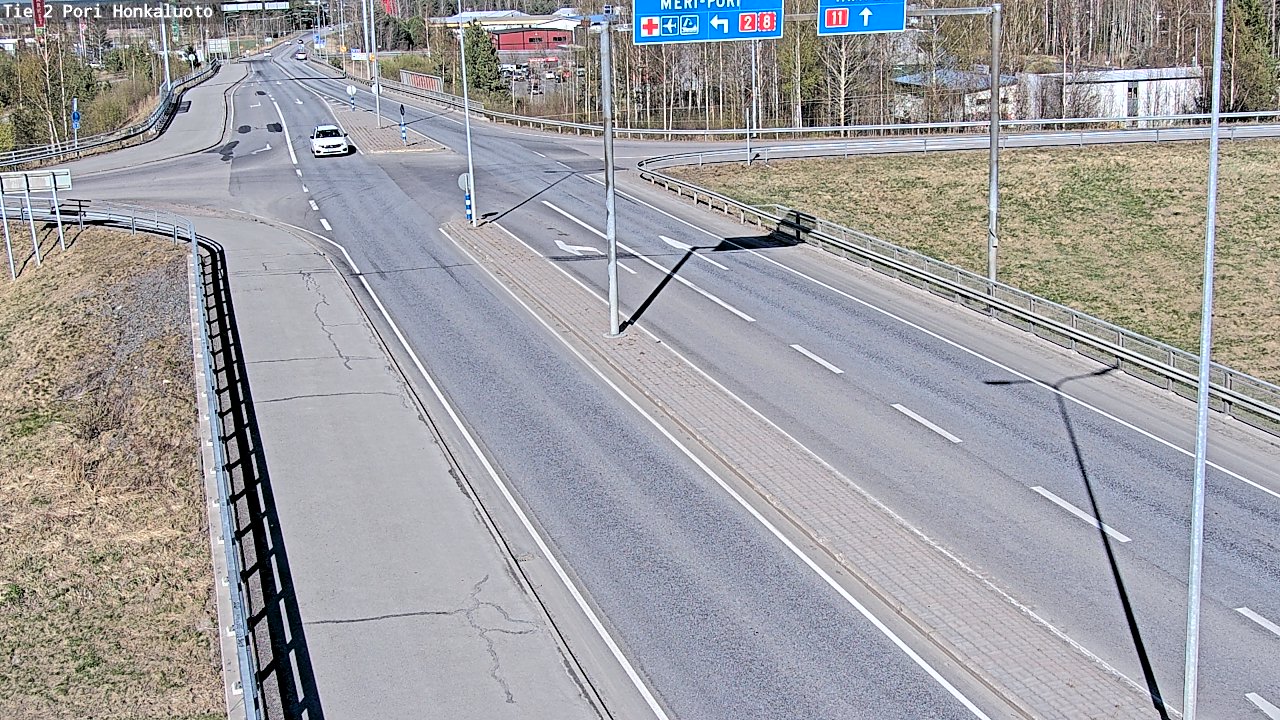 Kelikamerat Kuva Tie 2 Pori, Honkaluoto, Pori, Satakunta