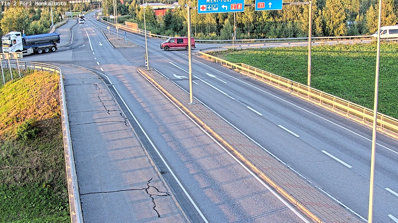 Kelikamerat Kuva Tie 2 Pori, Honkaluoto, Pori, Satakunta