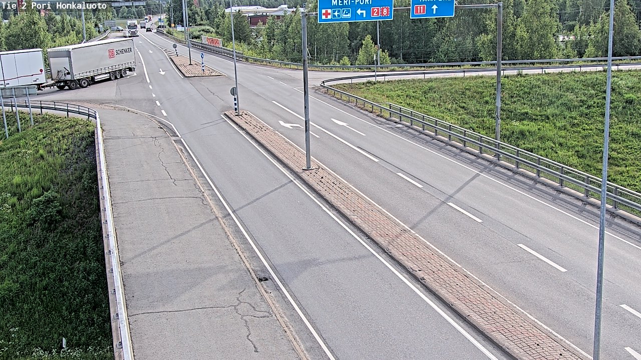 Kelikamerat Kuva Tie 2 Pori, Honkaluoto, Pori, Satakunta