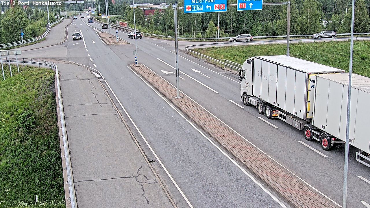 Kelikamerat Kuva Tie 2 Pori, Honkaluoto, Pori, Satakunta