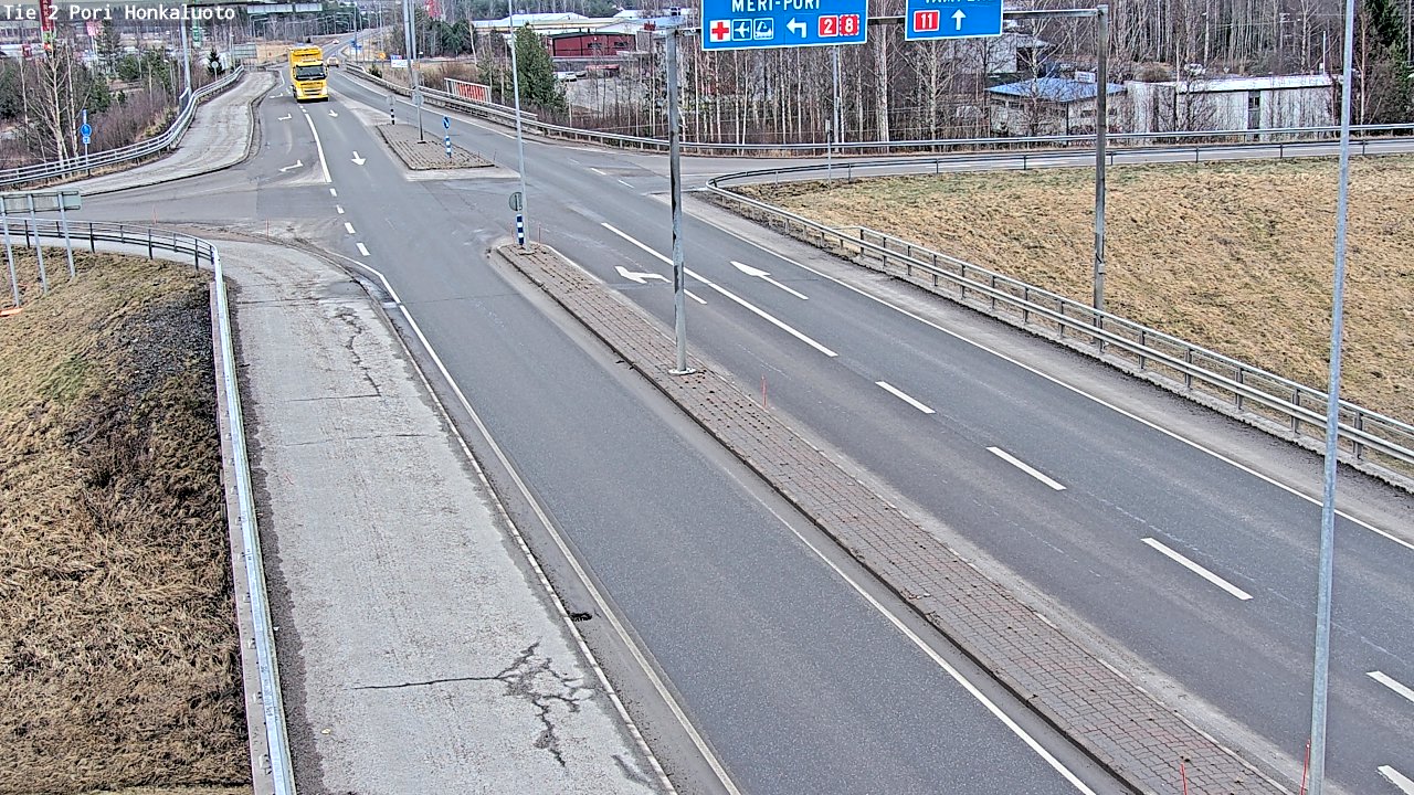 Kelikamerat Kuva Tie 2 Pori, Honkaluoto, Pori, Satakunta