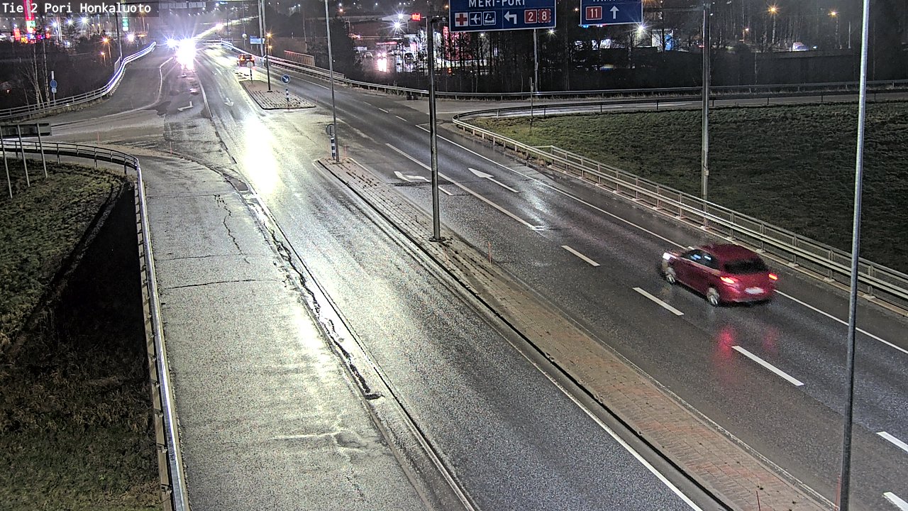 Weather Camera Image Road 2 Pori, Honkaluoto, Pori, Satakunta