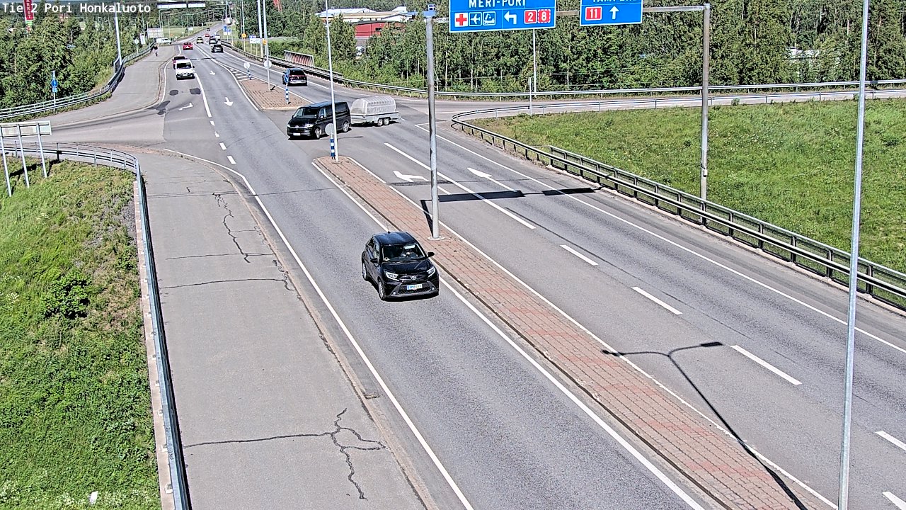 Weather Camera Image Road 2 Pori, Honkaluoto, Pori, Satakunta