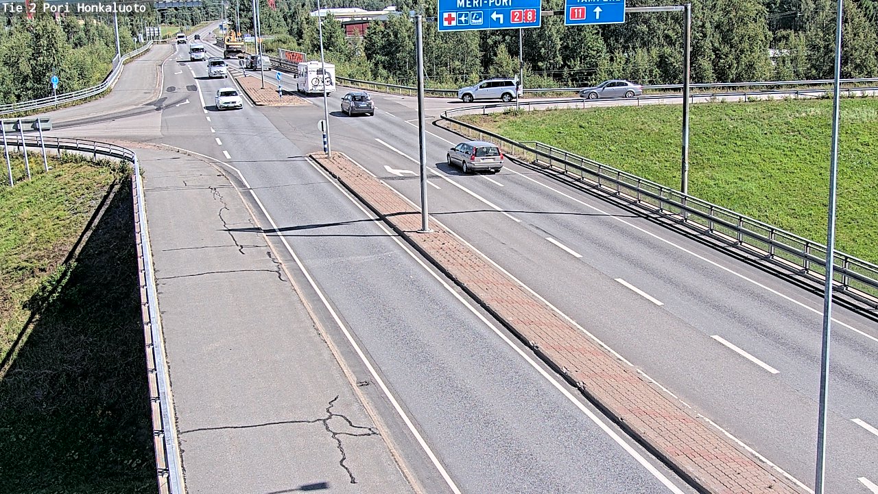 Kelikamerat Kuva Tie 2 Pori, Honkaluoto, Pori, Satakunta