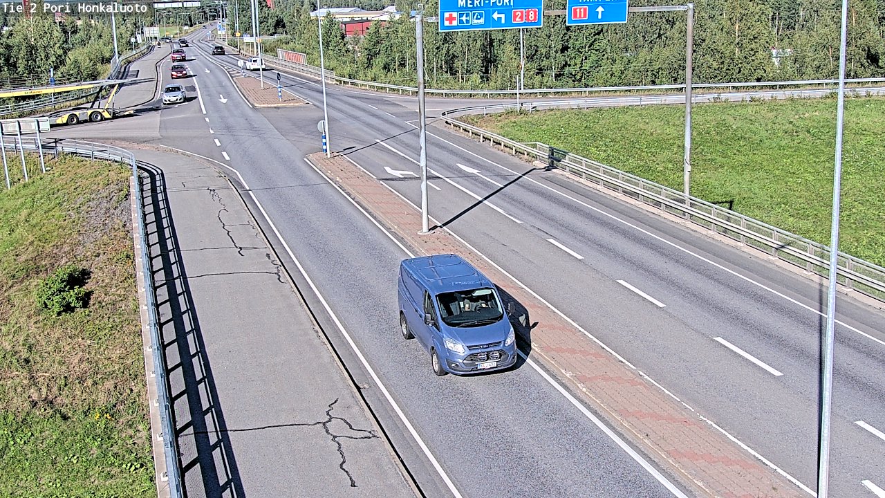 Kelikamerat Kuva Tie 2 Pori, Honkaluoto, Pori, Satakunta
