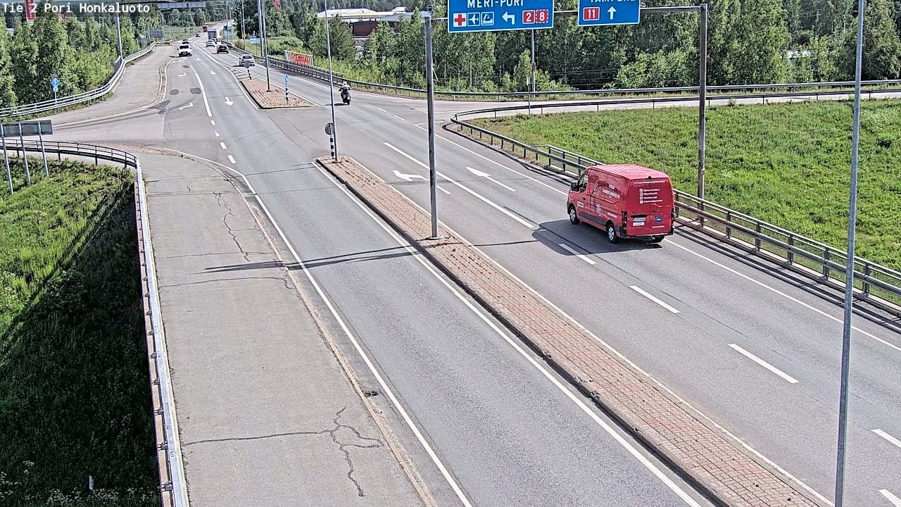 Weather Camera Image Road 2 Pori, Honkaluoto, Pori, Satakunta