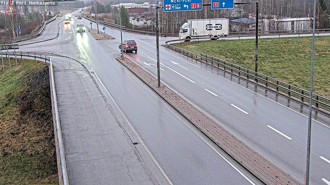 Weather Camera Image Road 2 Pori, Honkaluoto, Pori, Satakunta