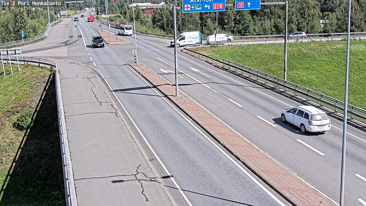 Kelikamerat Kuva Tie 2 Pori, Honkaluoto, Pori, Satakunta