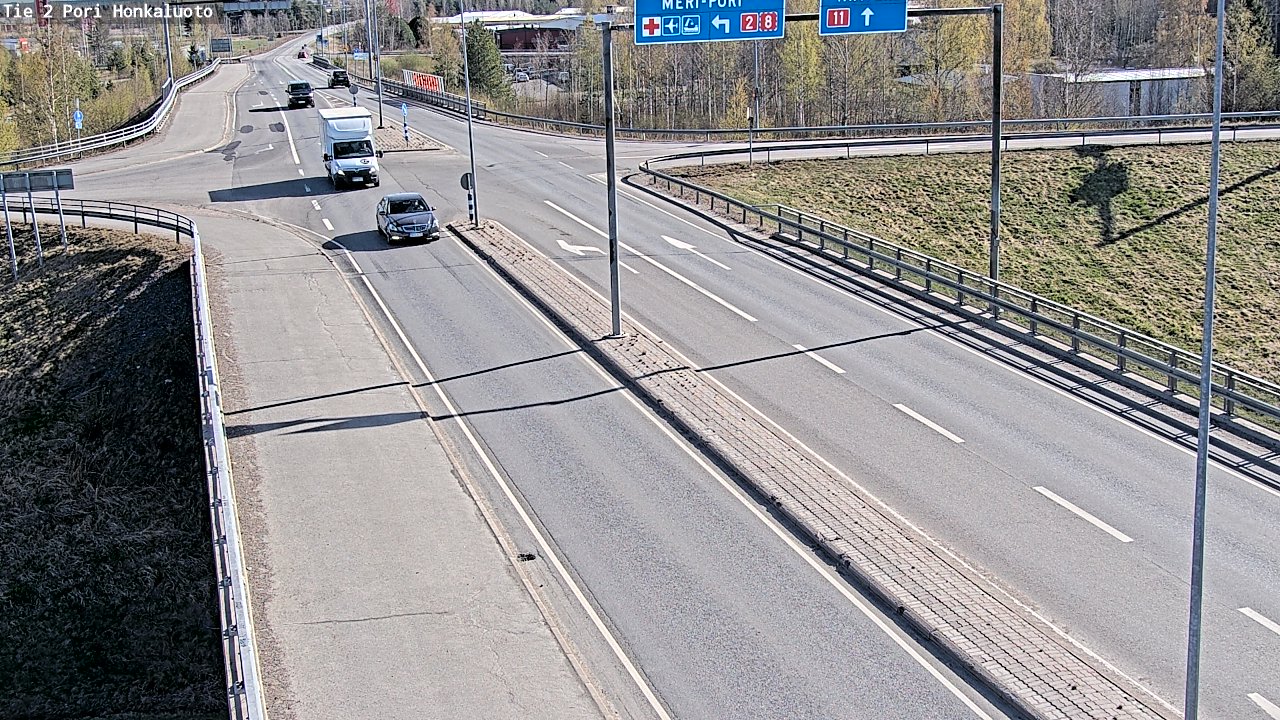 Kelikamerat Kuva Tie 2 Pori, Honkaluoto, Pori, Satakunta
