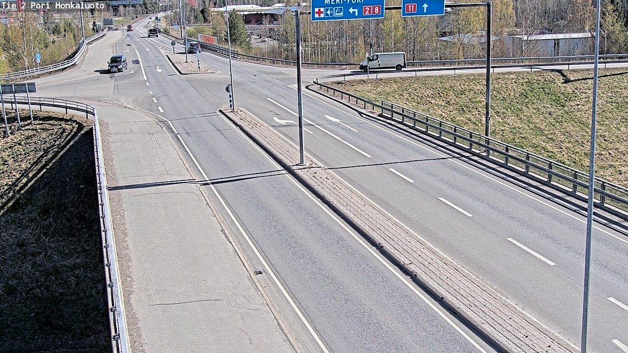 Kelikamerat Kuva Tie 2 Pori, Honkaluoto, Pori, Satakunta