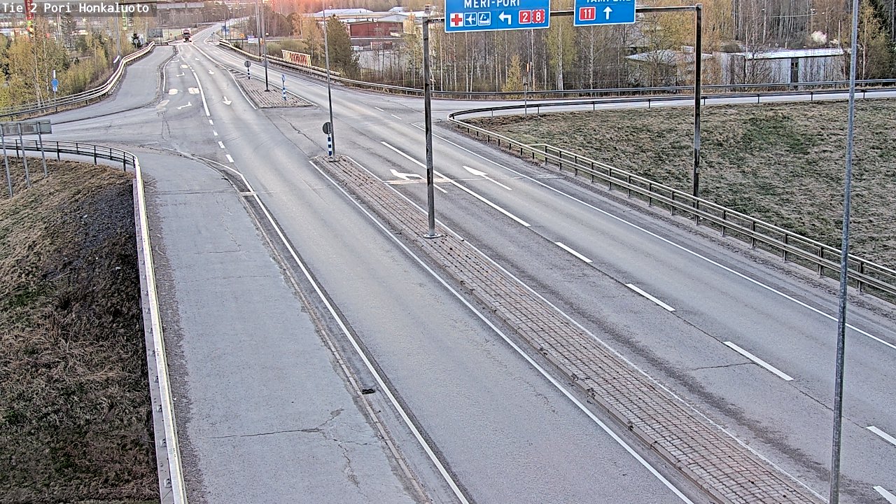 Kelikamerat Kuva Tie 2 Pori, Honkaluoto, Pori, Satakunta