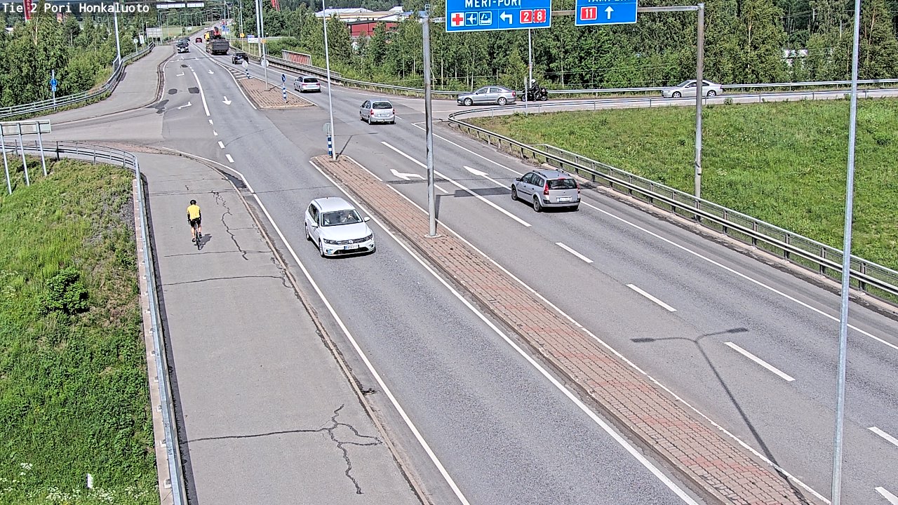 Kelikamerat Kuva Tie 2 Pori, Honkaluoto, Pori, Satakunta