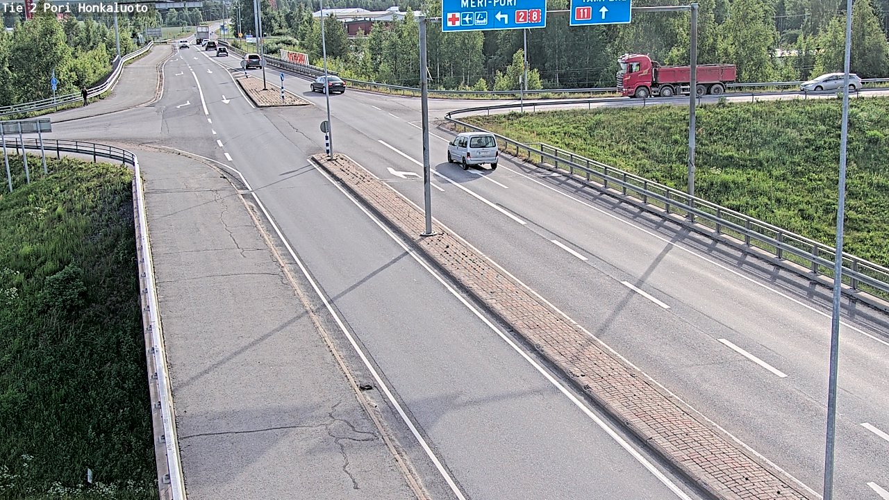 Kelikamerat Kuva Tie 2 Pori, Honkaluoto, Pori, Satakunta