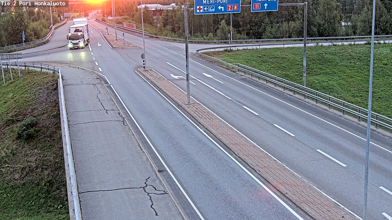 Weather Camera Image Road 2 Pori, Honkaluoto, Pori, Satakunta