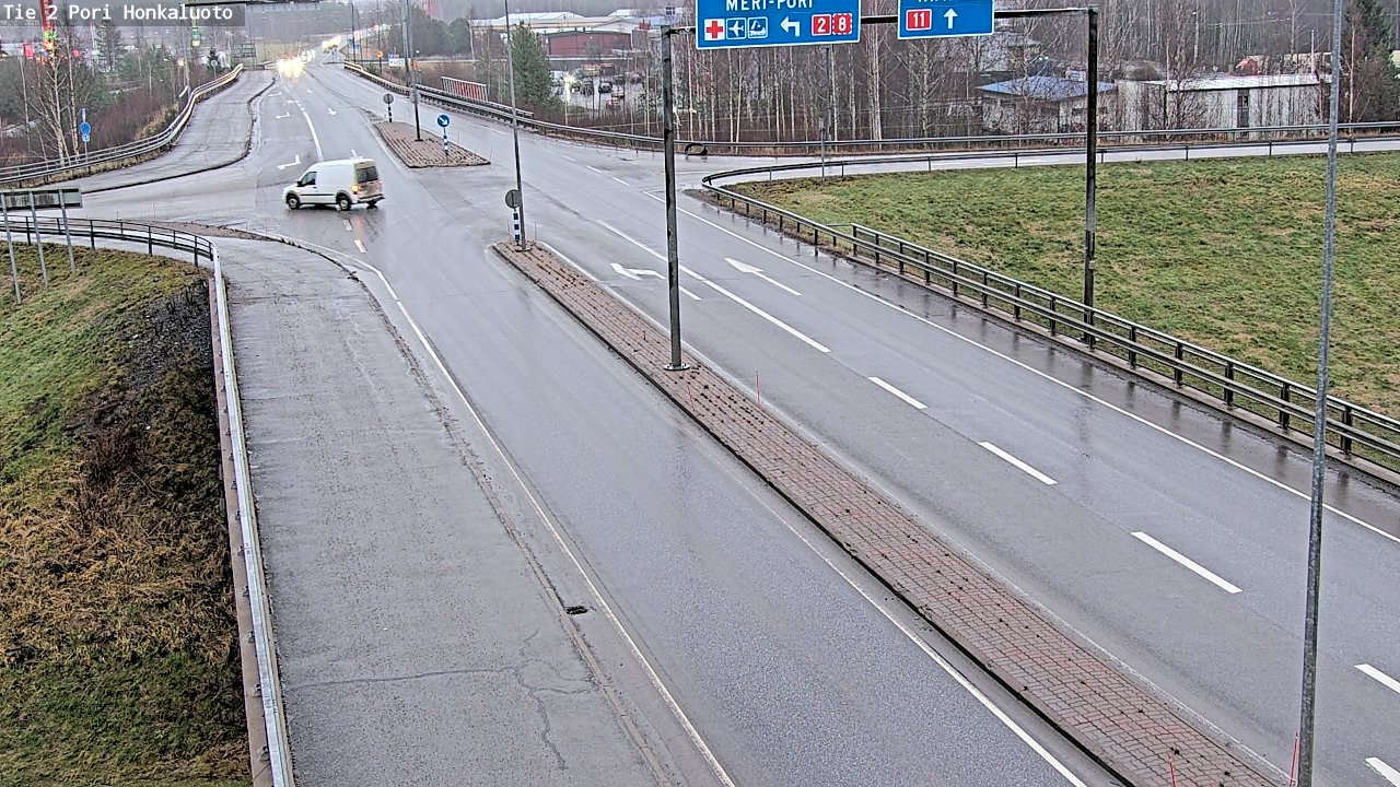 Weather Camera Image Road 2 Pori, Honkaluoto, Pori, Satakunta