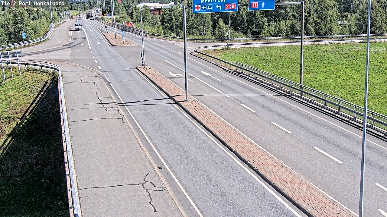Kelikamerat Kuva Tie 2 Pori, Honkaluoto, Pori, Satakunta