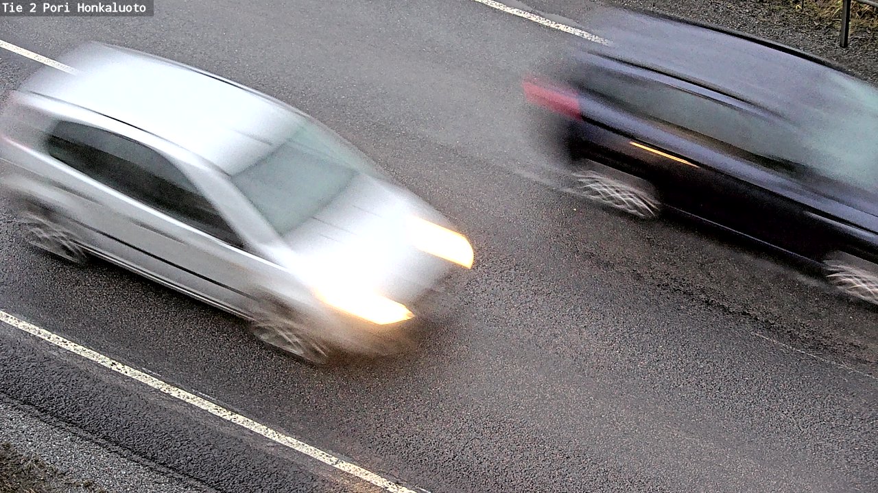 Weather Camera Image Väg 2 Björneborg, Honkaluoto, Pori, Satakunta