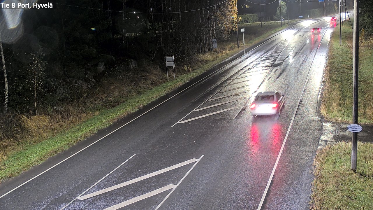 Kelikamerat Kuva Tie 8 Pori, Hyvelä, Pori, Satakunta