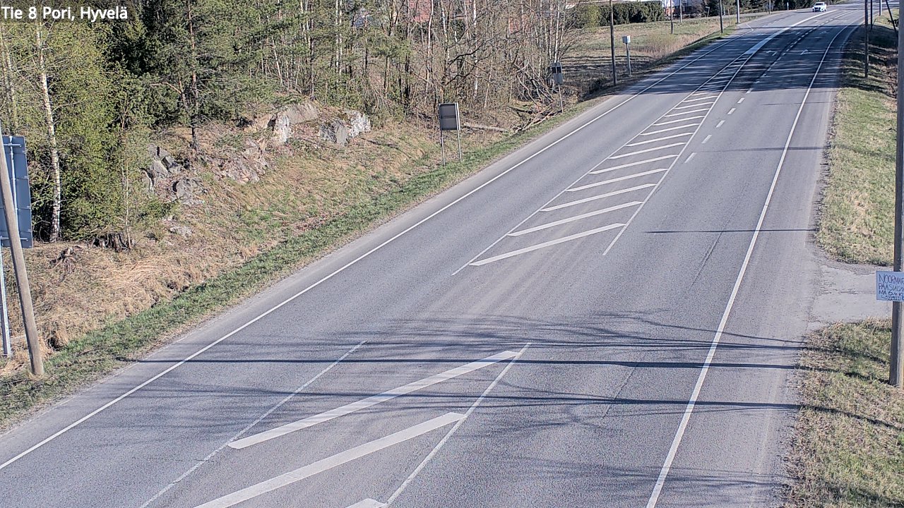 Kelikamerat Kuva Tie 8 Pori, Hyvelä, Pori, Satakunta